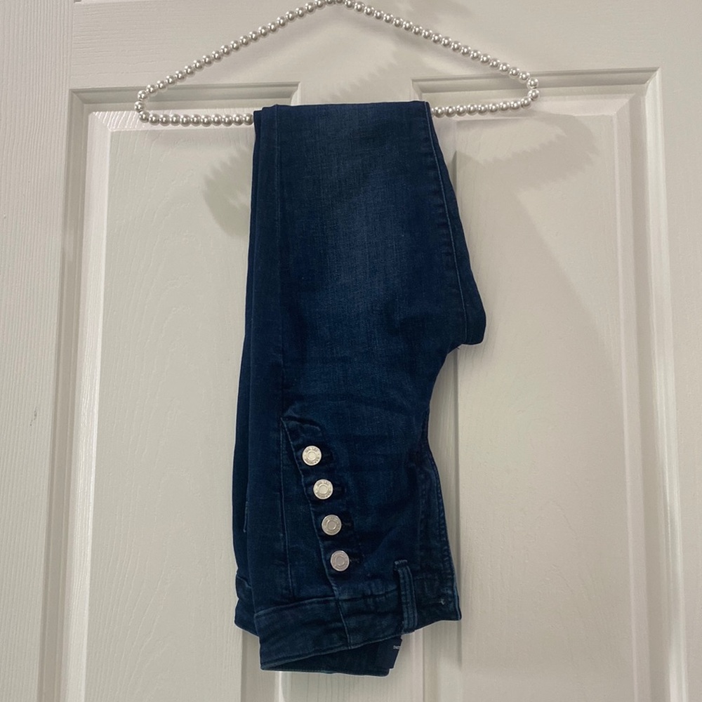 Gap mariner-style jeans with buttons on pockets